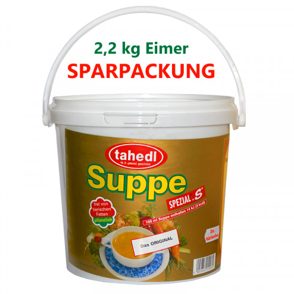 Tahedl Suppe Gold 2,2 kg Großpackung zum sparen