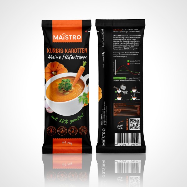 MAISTRO Kuerbis-Karotten Häferlsuppe